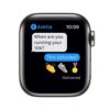 New Apple Watch Series 6 (GPS + Cellular, 40mm) - Graphite Stainless Steel Case with Black Sport Band - Image 4