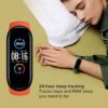 MI Smart Band 5- India's No. 1 Fitness Band, 1.1" (2.8 cm) AMOLED Color Display, 2 Weeks Battery Life, Personal Activity Intelligence (PAI), 11 Sports Mode, Heart Rate, Women's Health Tracking (Black) - Image 5