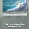 ZEBRONICS Zeb-Juke BAR 9500WS PRO Dolby 5.1 Soundbar with Wireless Satellites, Dolby Audio, 525 Watts Output Power, 16.5cm subwoofer, HDMI ARC, BT v5.0, LED Display, Wall Mount and AUX (White) - Image 7