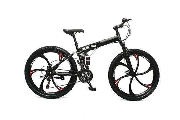 STURDY BIKES Foldable Alloy Wheels MTB with 21 Gears and Dual DISC Brakes