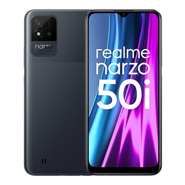 realme narzo 50i (Carbon Black, 4GB RAM+64GB Storage) - 6.5" inch Large Display | 5000mAh Battery