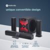 MOTOROLA AmphisoundX with HDMI Arc 120 W Bluetooth Home Theatre  (Black, 4.1 Channel) - Image 3