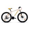 NINETY ONE Limited Edition - Madrid 27.5T 21 Speed Shimano ACERA Gears Alloy Bike with Dual Disc Brake Hybrid Bike (White and Yellow, 12+ Years, 27.5 x 2.1, 18.5 Inches Frame) for Men - Image 4