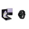 Samsung Galaxy Z Flip4 5G (Bora Purple, 8GB RAM, 256GB Storage) + Galaxy Watch4 Classic Bluetooth(42mm, Black) - Image 8