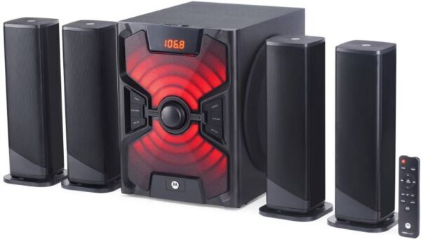 MOTOROLA AmphisoundX with HDMI Arc 120 W Bluetooth Home Theatre  (Black, 4.1 Channel)